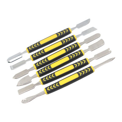 6-piece Metal Spudger Set Crowbar Manual Tool for Mobile Phone Laptop Maintenance Repair Tool Kit