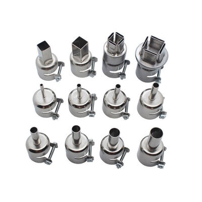 Universal Hot Air Gun Nozzle Maintenance Welding 850 852 952  Removal Accessories Push Fit Air Gun with Nozzle 12 Pieces Kit