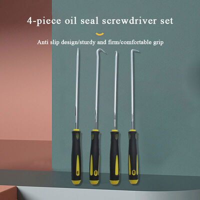 4PCS Auto Car Pick Hook Set O Ring Oil Seal Screwdrivers Gasket Puller Customized OEM Hand Mechanic Tools Car Remover Tool Kit