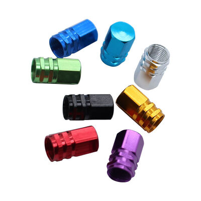 Aluminum Car Tire Valve Caps Tyre Valve Stem Cover Air Dust Cap for Cars Motor Wheel