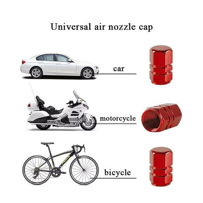 Aluminum Car Tire Valve Caps Tyre Valve Stem Cover Air Dust Cap for Cars Motor Wheel