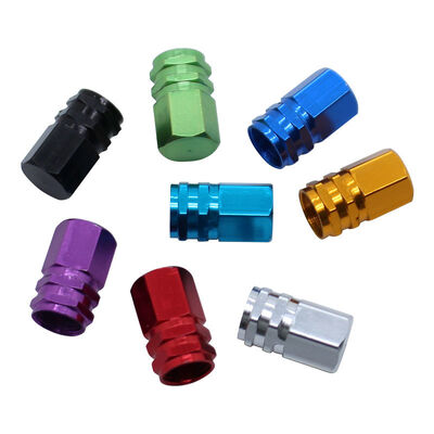 Aluminum Car Tire Valve Caps Tyre Valve Stem Cover Air Dust Cap for Cars Motor Wheel