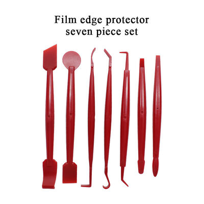 7pcs Car Vinyl Film Wrapping Tools Car Sticker Film Scraper Kit Felt Squeegee Scraper Set Knife Decal Plastic Accessories