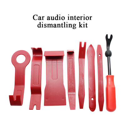 8PCS Auto Trim Removal Tool Set Car Audio Dash Door Panel Window Molding Fastener Remover Tool Kit