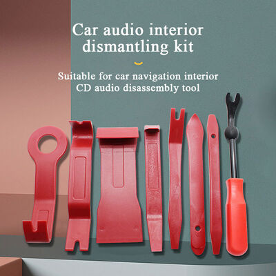 8PCS Auto Trim Removal Tool Set Car Audio Dash Door Panel Window Molding Fastener Remover Tool Kit