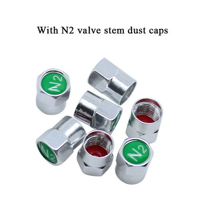 China Universal N2 logo Aluminum Cap Tire Valve Stem Caps All Car Logo Tire Tube Valve Caps for Auto Car Parts