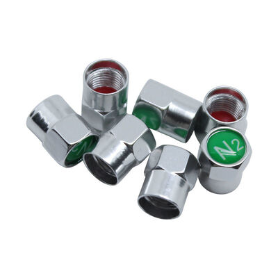 China Universal N2 logo Aluminum Cap Tire Valve Stem Caps All Car Logo Tire Tube Valve Caps for Auto Car Parts