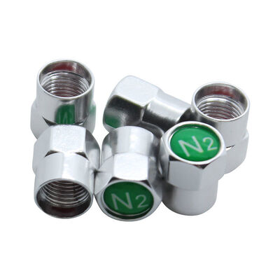 China Universal N2 logo Aluminum Cap Tire Valve Stem Caps All Car Logo Tire Tube Valve Caps for Auto Car Parts