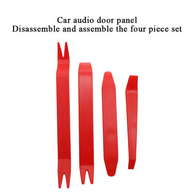 Automotive Multi-function Red Clip Removal Tool Universal Plastic Car Pry Bars Door Fastener Remover Clip Tool