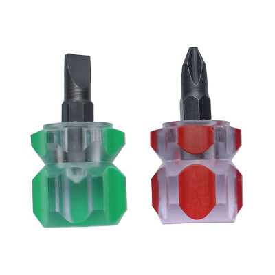 Short Distance Screwdriver CR-V Phillips and Slotted Screw Driver Mini Screwdriver Set Hand Tools