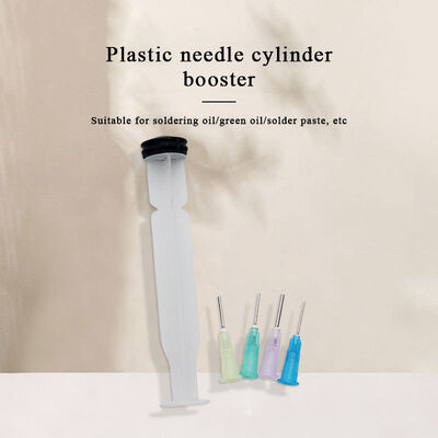 Plastic Soldering Welding Oil Mask Booster Pusher Mobile Phone Repair Tool Manual Syringe Cream Solder Paste Flux Needle Booster