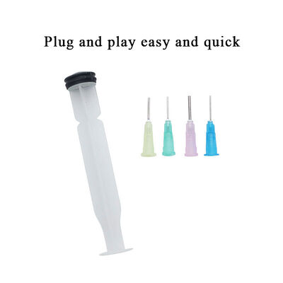 Plastic Soldering Welding Oil Mask Booster Pusher Mobile Phone Repair Tool Manual Syringe Cream Solder Paste Flux Needle Booster