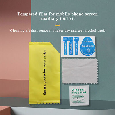 Screen Protector Clean Tool Kit Dry and Wet Cleaner Dust Absorber Phone Screen Glass Dust Remover Home Wipes Removal Stickers
