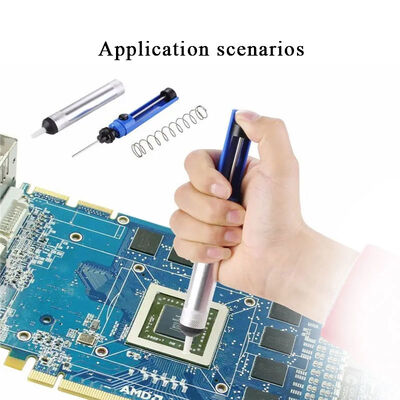 Solder Sucker Desoldering Pump Tin Pen Welding Hand Tools for Mobile Phone Repair Tin Suction Accessories Handle Absorb Gun