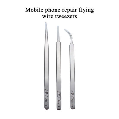 Multi Purpose Eyebrow Tweezers Straight Fine Pointed Curved Tip for  Repairs Tools Mobile Phone Flying Wire Spot Welding IC Chip