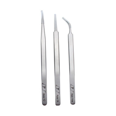 Multi Purpose Eyebrow Tweezers Straight Fine Pointed Curved Tip for  Repairs Tools Mobile Phone Flying Wire Spot Welding IC Chip