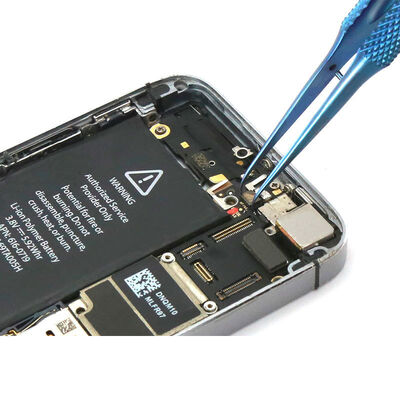 Titanium Alloy Tweezers Professional Fingerprint Fly Line Phone Pcb Board  Antimagnetic Tweezers Electronics IC Repair Tweezer