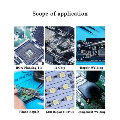 Low Medium Temperature Solder Paste for BGA Phone SMD PCB Etc   Printing Lead Soldering Tip Repair Paste Flux Syringes
