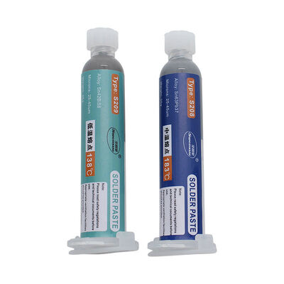 Low Medium Temperature Solder Paste for BGA Phone SMD PCB Etc   Printing Lead Soldering Tip Repair Paste Flux Syringes