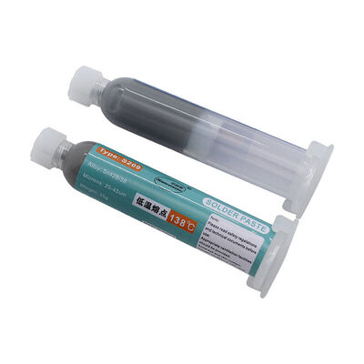 Low Medium Temperature Solder Paste for BGA Phone SMD PCB Etc   Printing Lead Soldering Tip Repair Paste Flux Syringes
