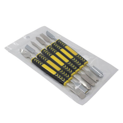 6-piece Metal Spudger Set Crowbar Manual Tool for Mobile Phone Laptop Maintenance Repair Tool Kit