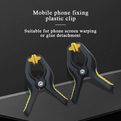 3-inch Fixing Plastic Clip Mobile Phone Screen Clamp Screen Repair Tool Woodworking Spring Clip Black Crocodile Clip