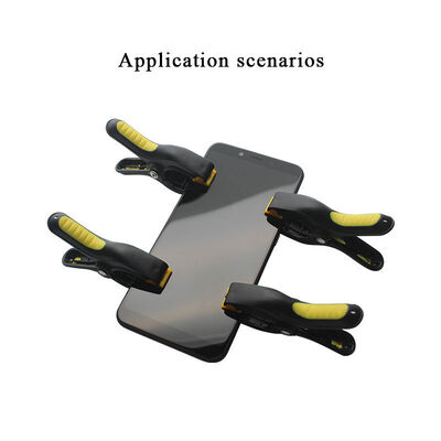 3-inch Fixing Plastic Clip Mobile Phone Screen Clamp Screen Repair Tool Woodworking Spring Clip Black Crocodile Clip