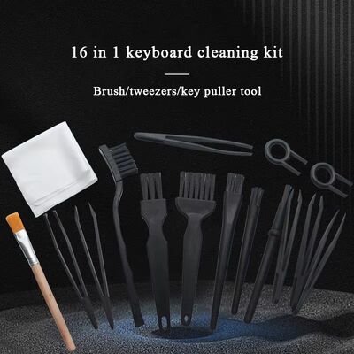 Multi-Size Cleaning Brushes Kit Detailing Cleaning Tools Set With Anti-Static Tweezers Cleaning Cloth-Small Gaps-Computers