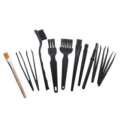 Multi-Size Cleaning Brushes Kit Detailing Cleaning Tools Set With Anti-Static Tweezers Cleaning Cloth-Small Gaps-Computers
