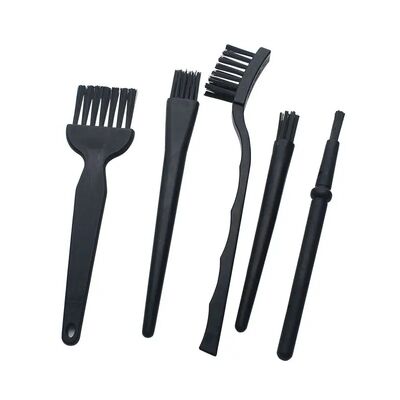 6pcs Multi-Size Cleaning Brushes Kit Detailing Cleaning Tools Set With Anti-Static Tweezers Cleaning Cloth-Small Gaps-Computers