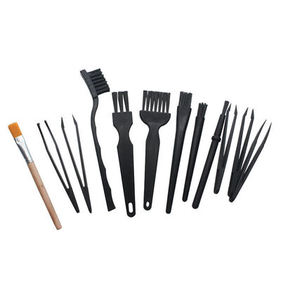 16 in 1 Mini Gap Portable Cleaner Kit Handle Nylon Brushes Laptop Computer Keyboard Cleaning Soft Anti Static Brush Kit