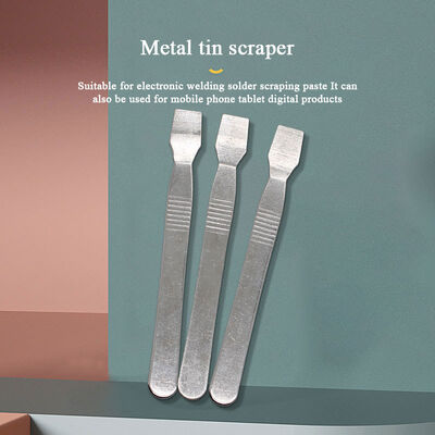 Metal Tin Scraper Solder Paste Scraping Pry Opening Tool Knife for Cleaning Hand PCB BGA Repail Tools