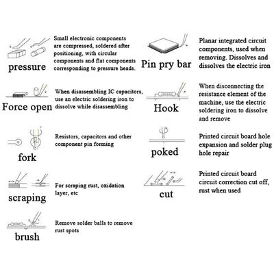6 Piece Soldering Aid Disassemble PCB Electronic Components for  Circuit Board Welding Repair Kit Soldering Aid Auxiliary Tools