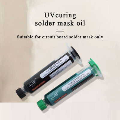 10CC Mechanic UV Light Curing Soldering Mask Ink Oil for PCB BGA Paint Prevent Corrosive Arcing Soldering Welding Fluxes Oil