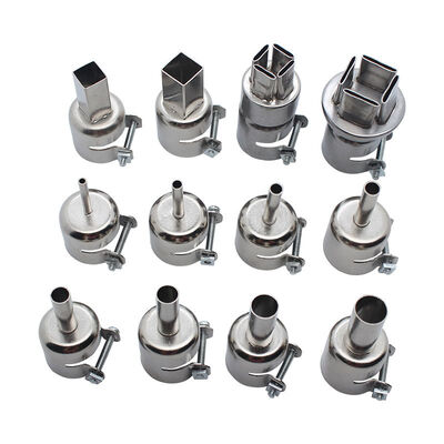 Universal Hot Air Gun Nozzle Maintenance Welding 850 852 952  Removal Accessories Push Fit Air Gun with Nozzle 12 Pieces Kit