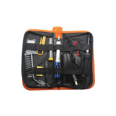 15pcs Soldering Iron Kit Set Electric Temperature Adjustable Welding Repair Tools Heater Soldering Tips Rework Station 110V 220V