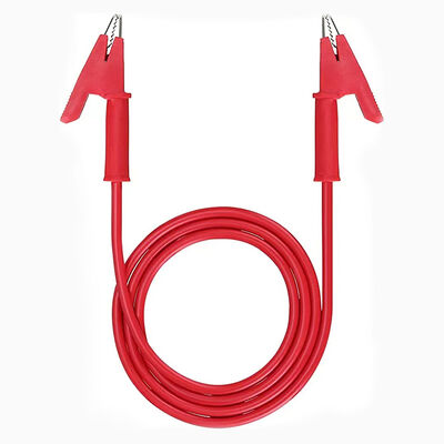 10A Double Ended Head Crocodile Clips Line Clips Plug to Crocodile Cable Alligator Jumper Wire Test Leads Power Cord Test Leads