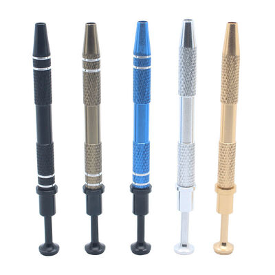 Piercing Ball Grabber Tool Pick up Tool with 4 Prongs Holder Diamond Claw Tweezers for Small Parts Pickup IC Chips Gems Prong