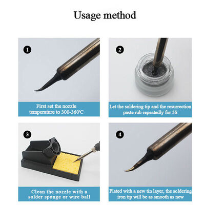 6g/8g/16g/26g Soldering Iron Tip Refresher Clean Paste for Oxide Solder Iron Tip Head Repair Tools Solder Iron Head Repair Paste