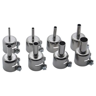 Hot Selling 12 Sets Universal 850 852 952 Resisting Durable Hot air Gun Universal Removal Accessories Nozzle Round Square Nozzle
