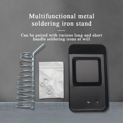Portable Generic Simple Metal Soldering Iron With Stand Holder Soldering Iron Bracket Square Metal Frame for Electronic