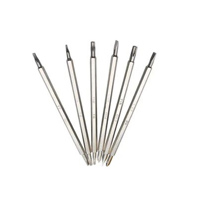 Hot Sale 6 in 1 Stainless Steel Mini Screwdriver Set Y U Shape Bit Multi Function Repair Household Disassemble Tools