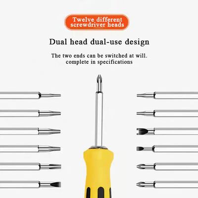 Hot Sale 6 in 1 Stainless Steel Mini Screwdriver Set Y U Shape Bit Multi Function Repair Household Disassemble Tools
