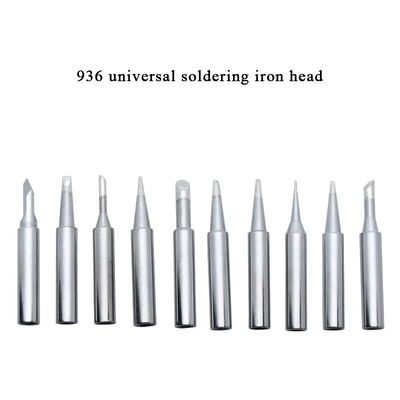 China 900m Thermostat Soldering Iron Tip Lead Free 936 Electric Soldering Iron Soldering Welding Head Tips Kit Tool Accessories