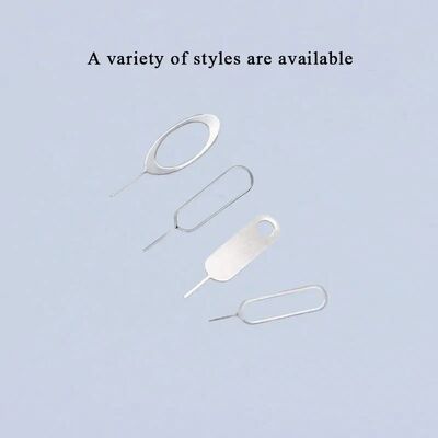 Manufacturer Universal Stainless Steel Key Tool Needle Pin Ejecting Removal Sim Card Tray for Smartphone Mobile Card Needle