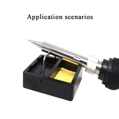 China Portable Y Type Simple Electronic Soldering Iron Tip Holder Bracket Metal Stand with Cleaning Sponge Soldering Tools Kits