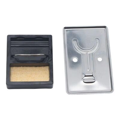 China Portable Y Type Simple Electronic Soldering Iron Tip Holder Bracket Metal Stand with Cleaning Sponge Soldering Tools Kits