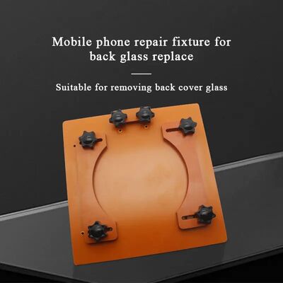 Universal Mobile Phone Repair Clamp Fixture Back Glass Replacement Holder Cover Separator Anti Slip for Safe Phone Disassembly