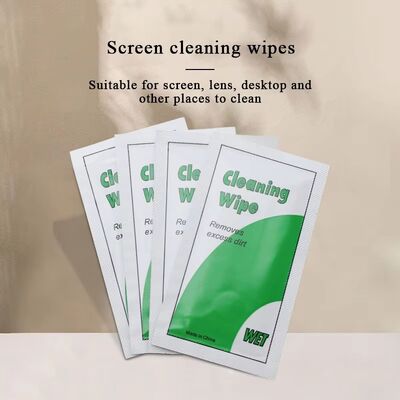 Screen Protector Optical Disposable Cleaning Disinfecting Wet Dry Wipes for Mobile Phone Glasses Lens Cleaner Wipes