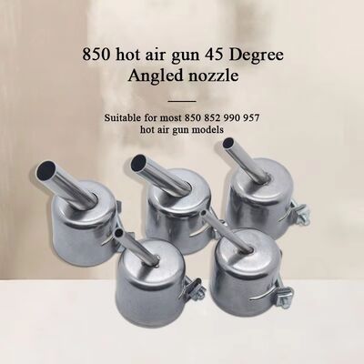 850 Series for Short Nozzle Set of Hot Air Welding Gun 45 Degree Tilt BGA with Nozzles Kit Welding Torch for Welder Nozzles